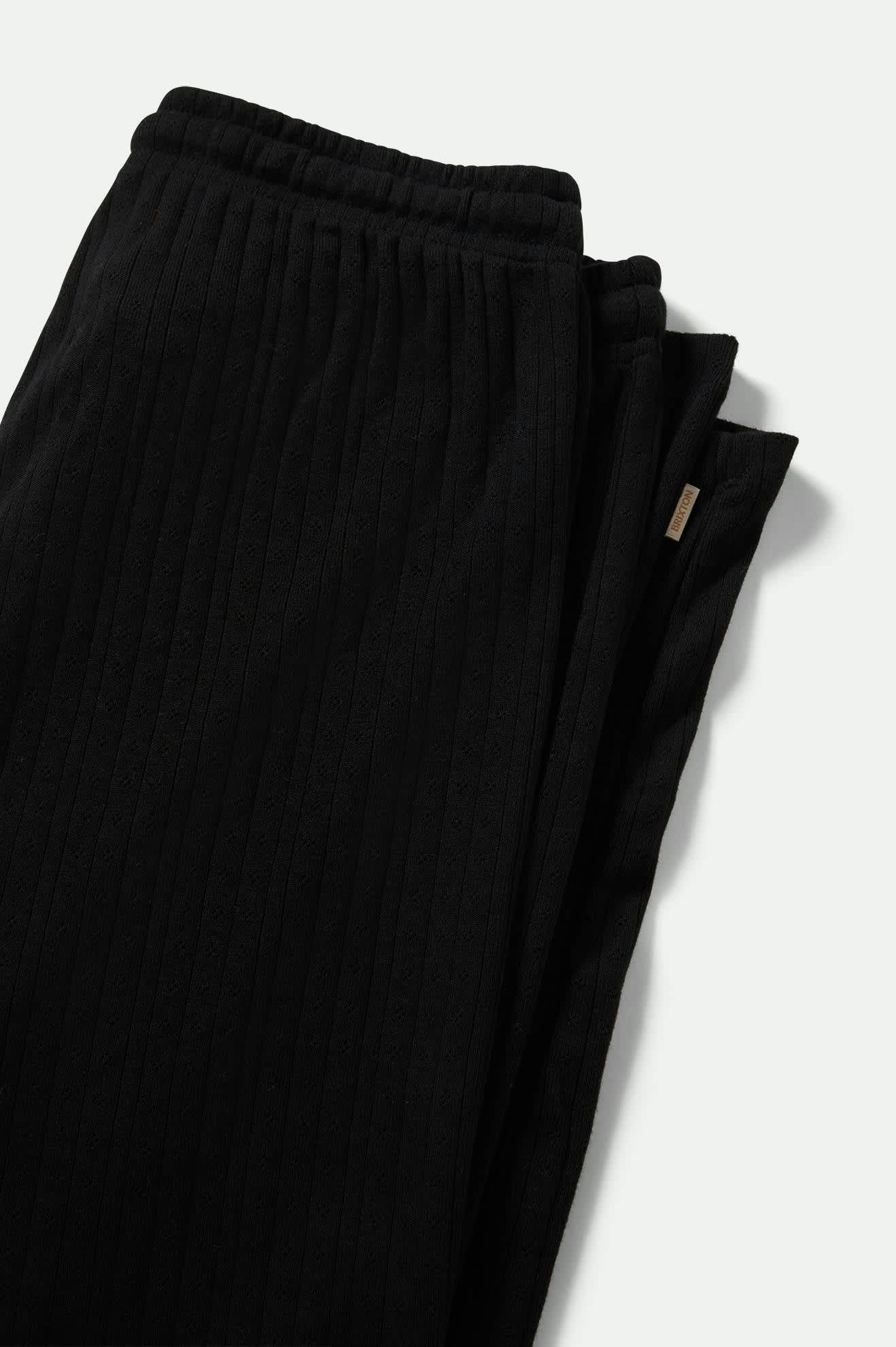 Pointelle Lounge Pant - Black - Image 11