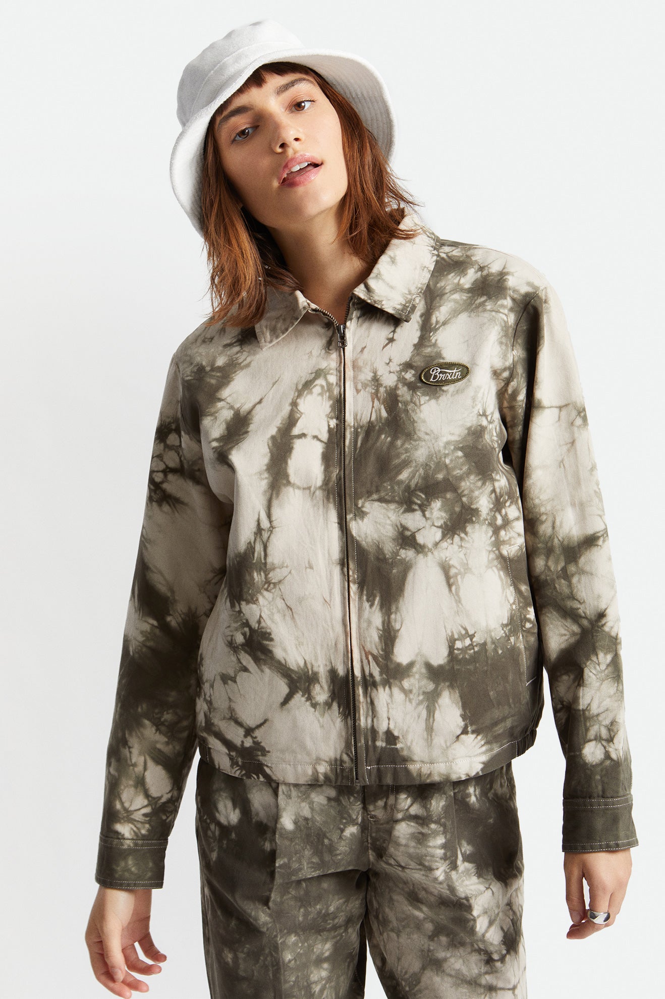 Utopia Jacket - Beige/Military Olive